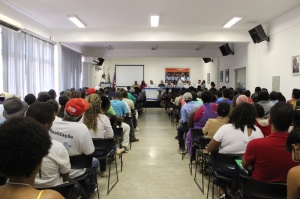 Cerca de 200 pessoas se reuniram em Irecê para debater as questões quilombolas | Foto: Rodrigo de Castro/Arquivo CAA